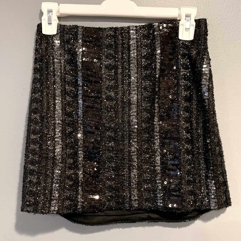 Sequin Mini Skirt